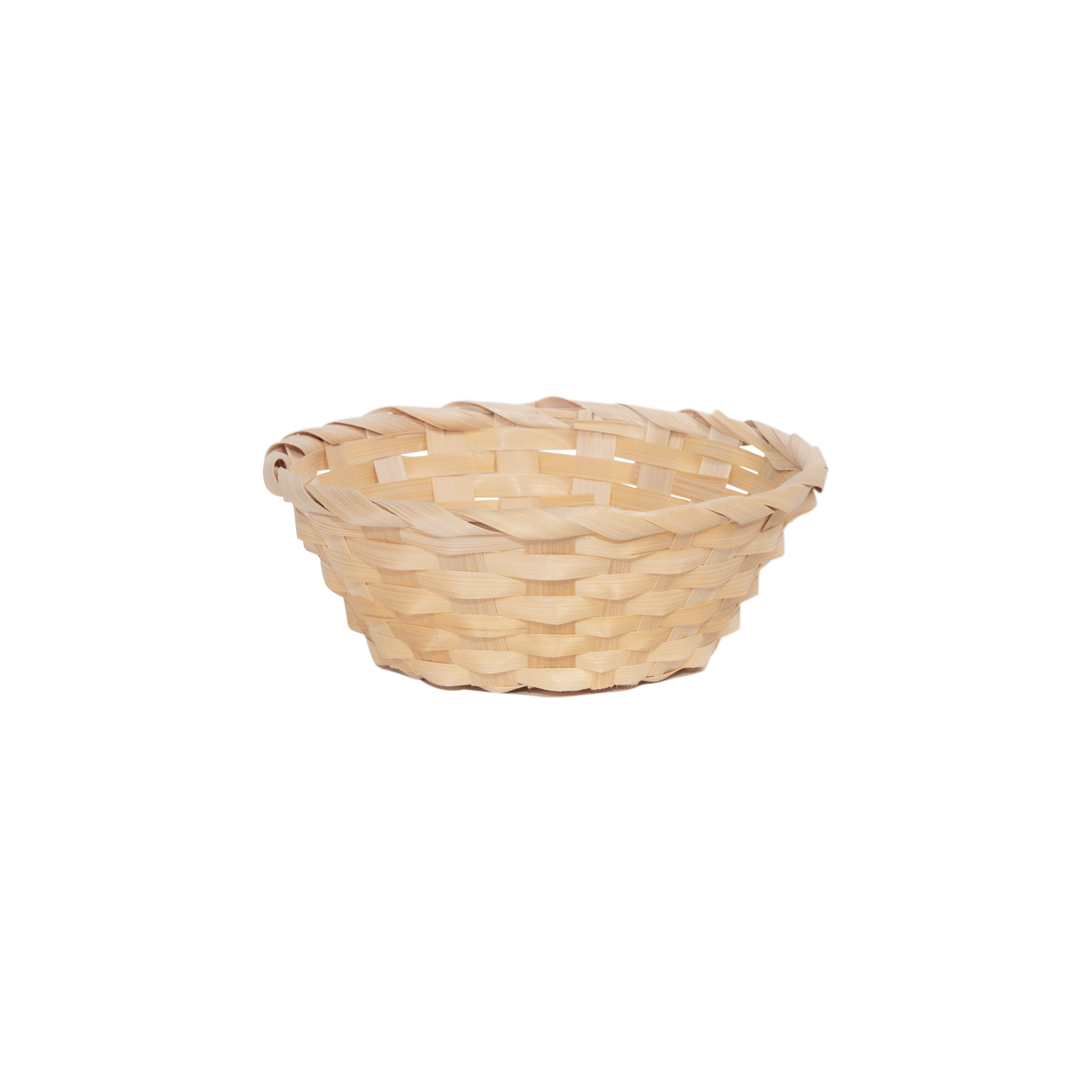 20cm Round Bamboo Packing Basket Tray
