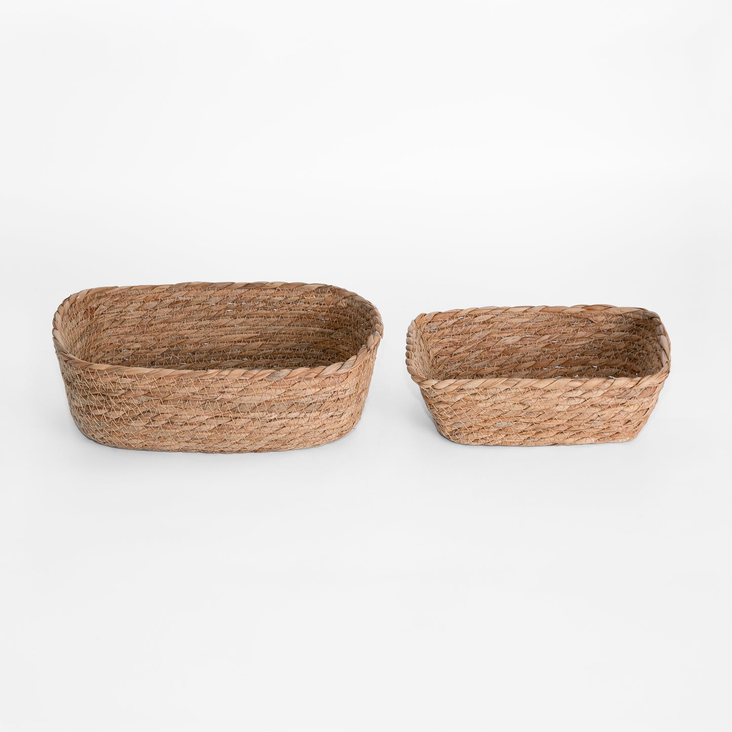 Seagrass Woven Storage Basket Set 2