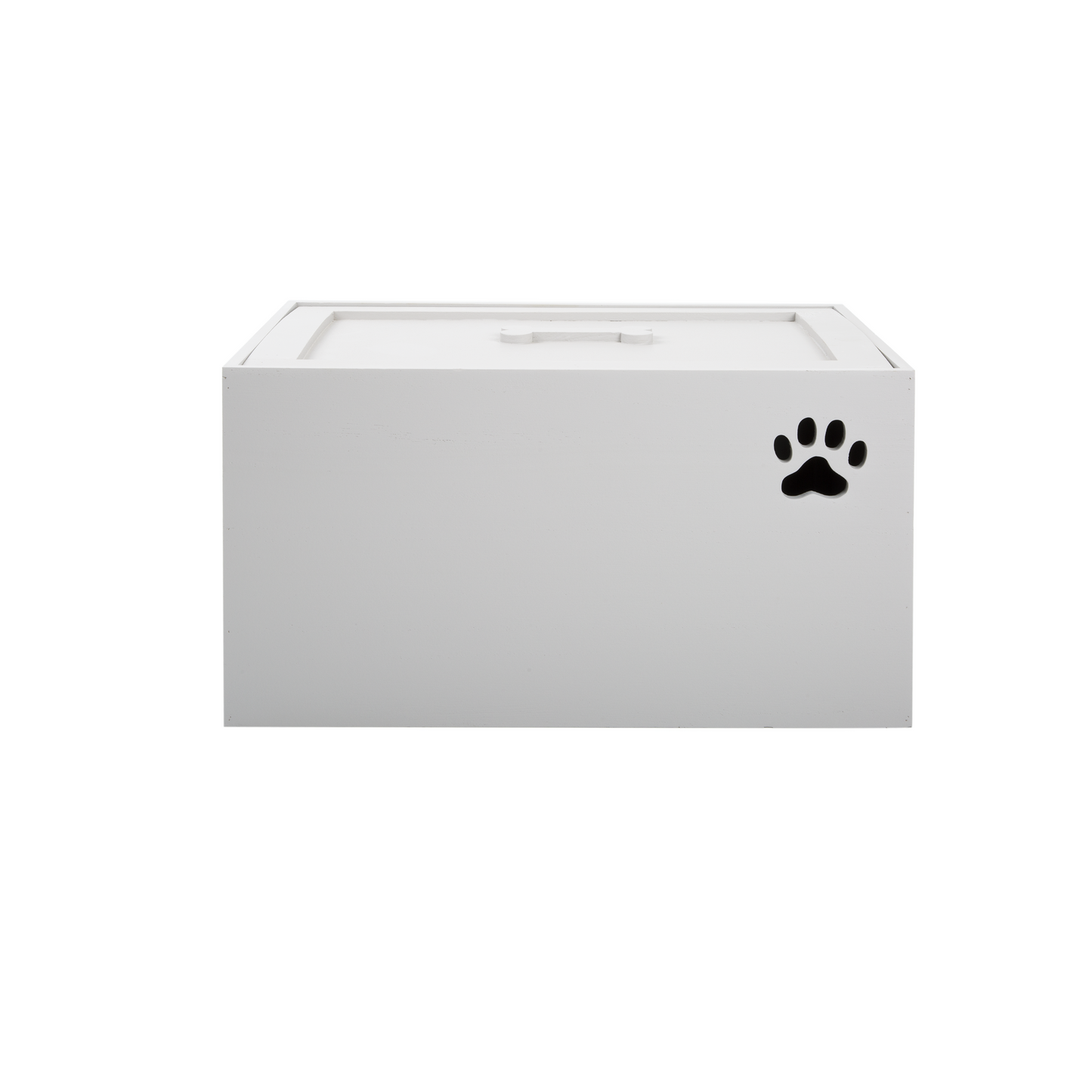 Grey Wooden Dog Toy Storage Box - 2 Sizes