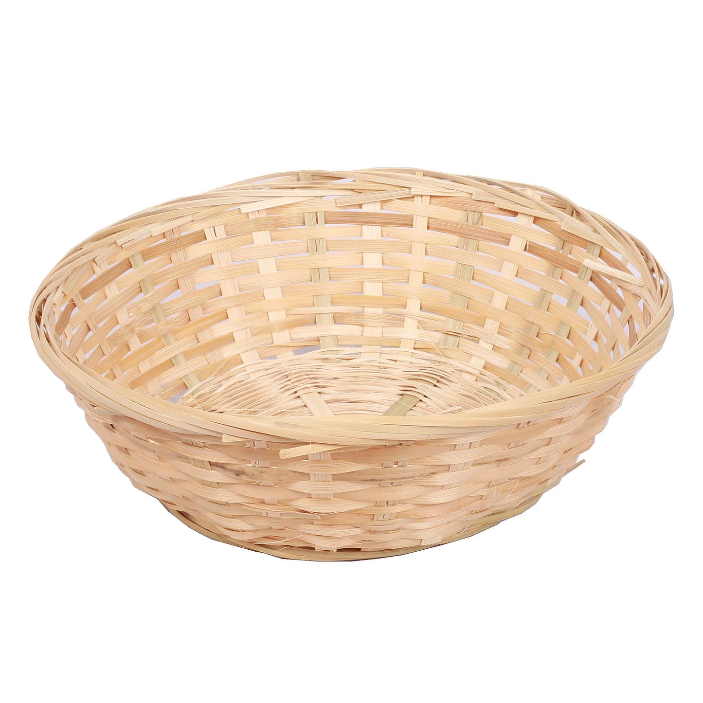 Round Bamboo Packing Basket Tray- Pack of 10