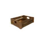 White/Brown Wooden Apple Crates as a Home Storage Box, Display Tray, Christmas Gift Hamper