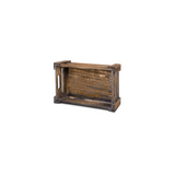 White/Brown Wooden Apple Crates as a Home Storage Box, Display Tray, Christmas Gift Hamper