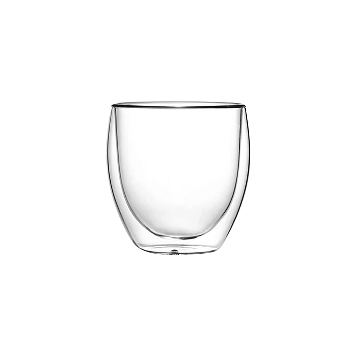 250ml Double Wall Glass Set of 6