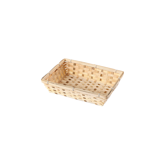26cm Bamboo Packing Basket Tray