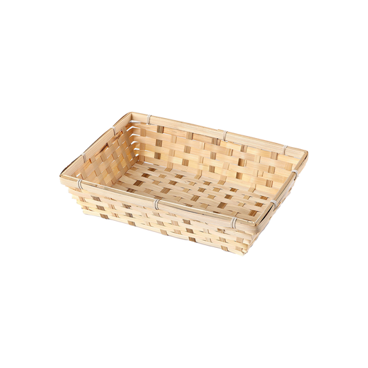 34cm Bamboo Packing Basket Tray