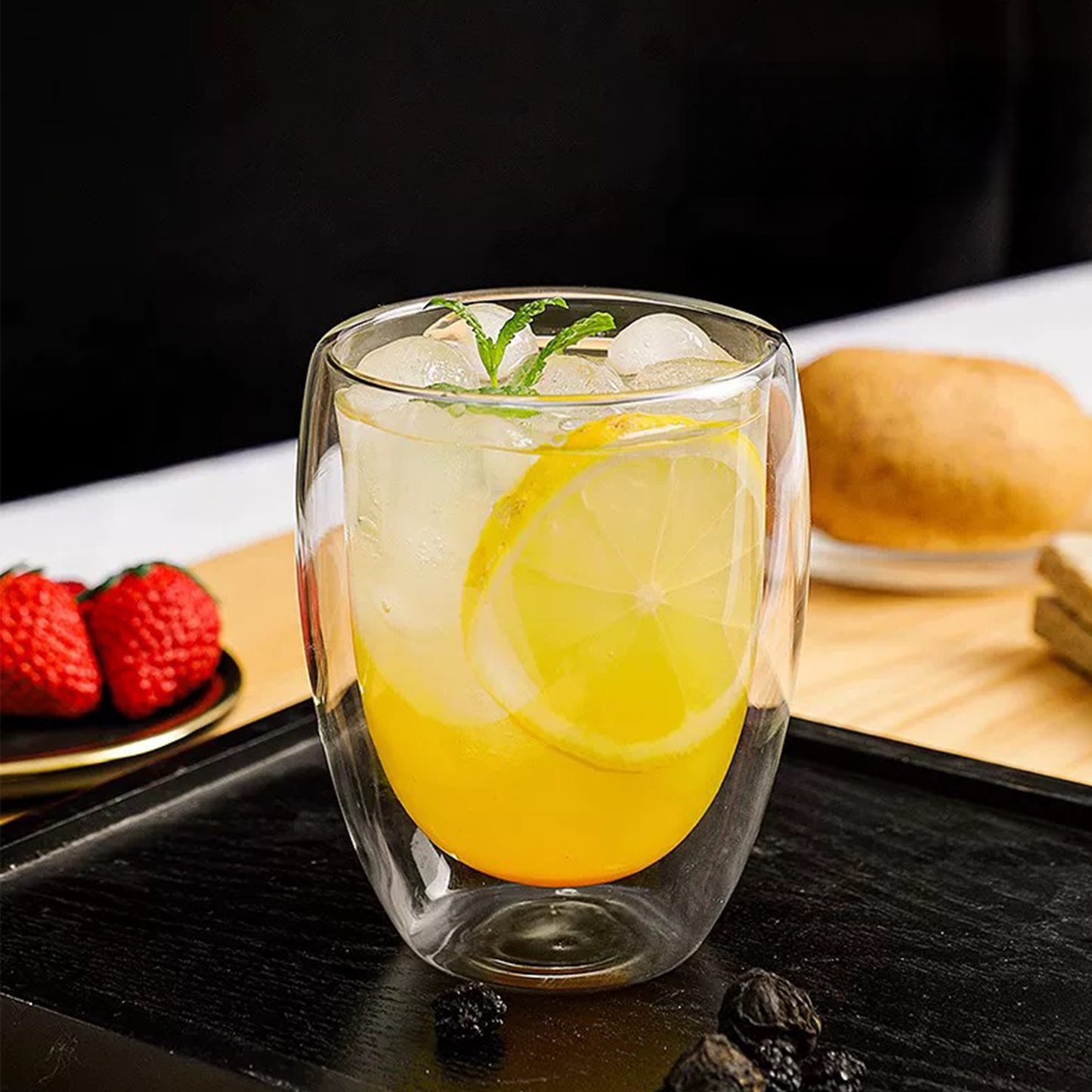 350ml Double Wall Glass Set of 6