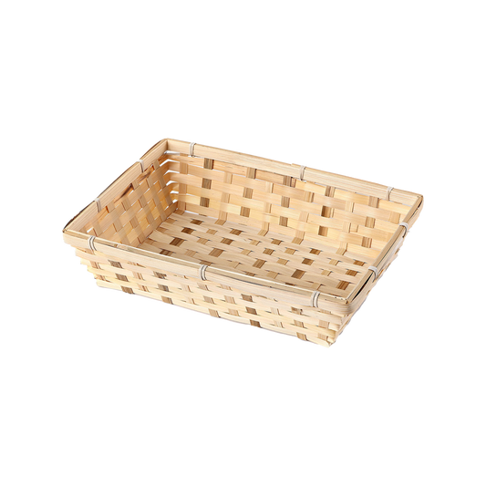 37cm Bamboo Packing Basket Tray