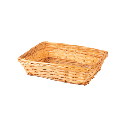 38cm Light Steamed Rectangular Split Willow Packing Tray