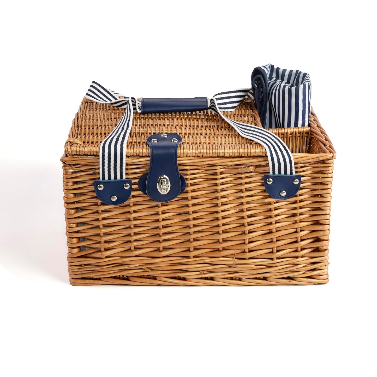 4 Person Picnic Wicker Hamper Basket
