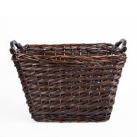 Heavy Duty Log Basket Fireside Blanket Basket Bedroom Storage Basket