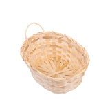 Package of 10 Bamboo Wicker Hampers With Handles Christmas Gift Hampers Retail Display Tray Bread Basket
