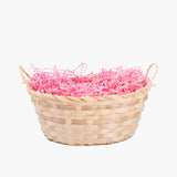Package of 5 Bamboo Wicker Hampers With Handles Hampers Retail Display Tray Bread Basket