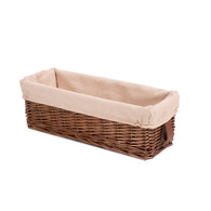 Narrow Space-save Wicker Storage Basket Bathroom Toilet Roll Basket Gift Hamper Bathroom Hallway Kitchen Storage Basket Gift Basket