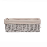 Narrow Space-save Wicker Storage Basket Bathroom Toilet Roll Basket Gift Hamper Bathroom Hallway Kitchen Storage Basket Gift Basket
