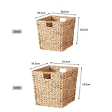 Water Hyacinth Laundry Basket Blanket Basket Toy Collection Basket Bedroom Basket