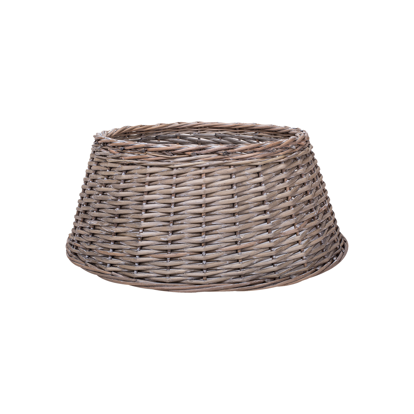 Antique Wash Wicker Christmas Tree Skirt - 3 Sizes