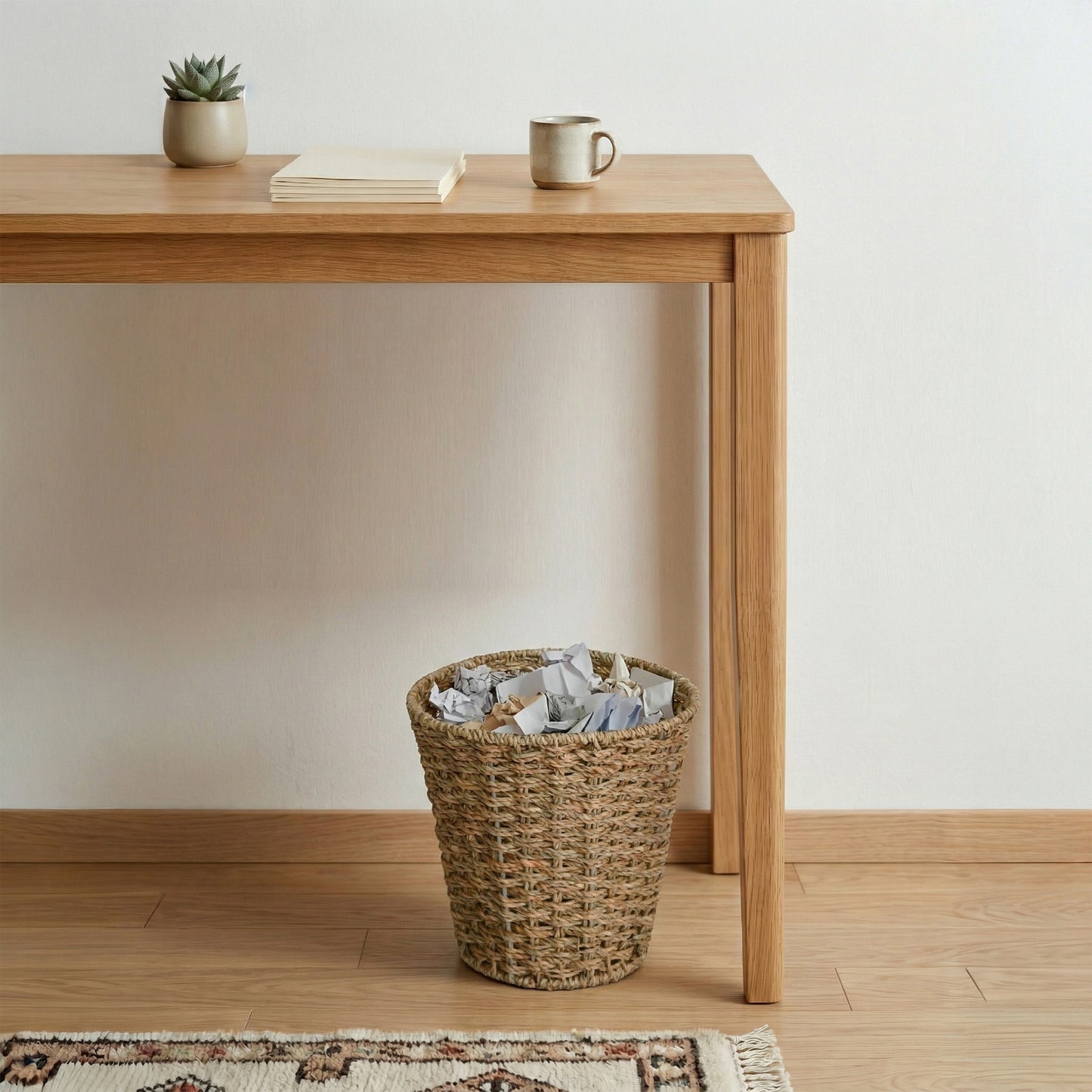 Seagrass Waste Paper Bin