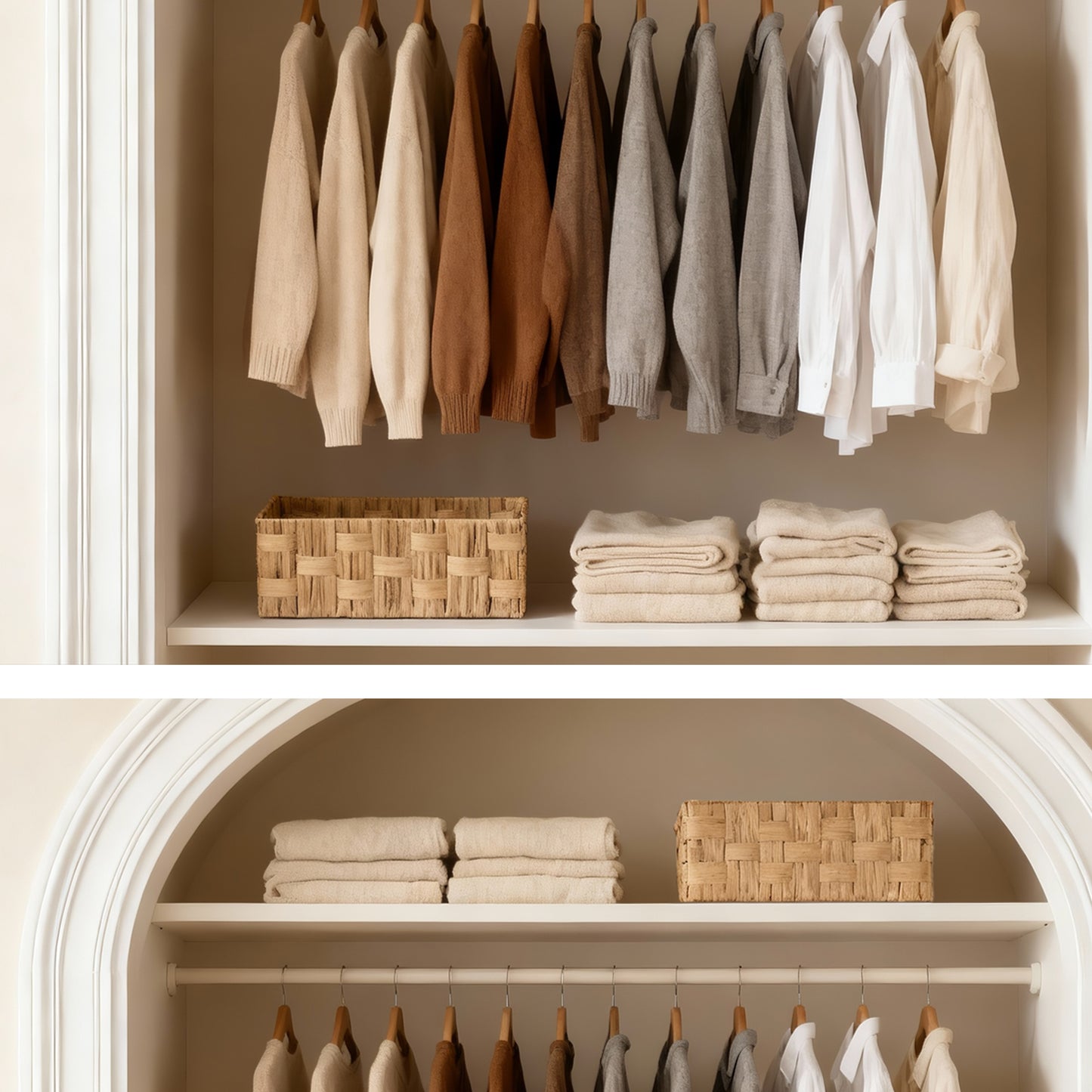 Water Hyacinth Basket with Checkered Weave - 3 Sizes