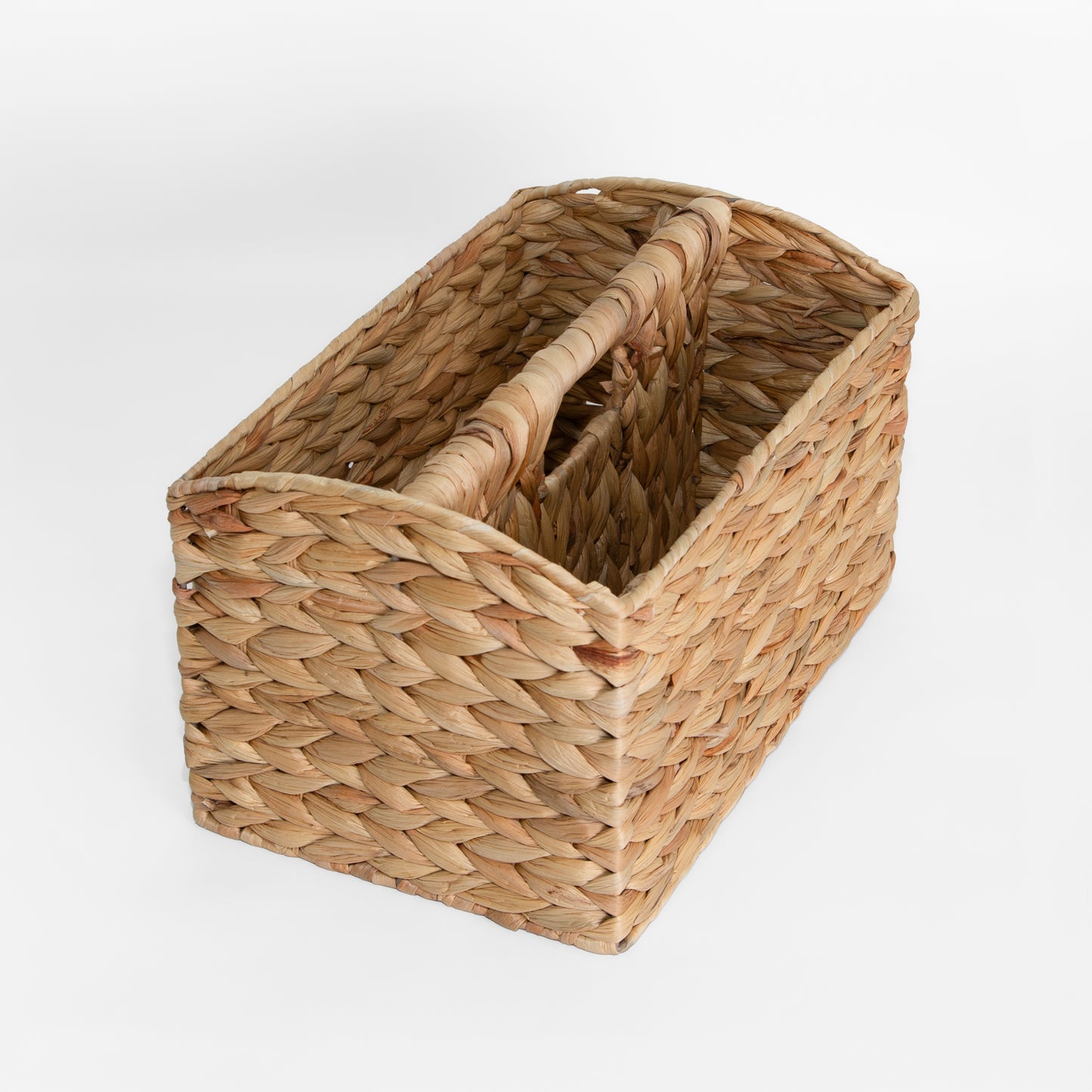 Water Hyacinth Magazine Rack with Handle