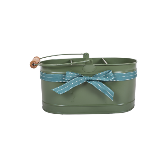 Home Utility Storage Metal Bucket with Handle