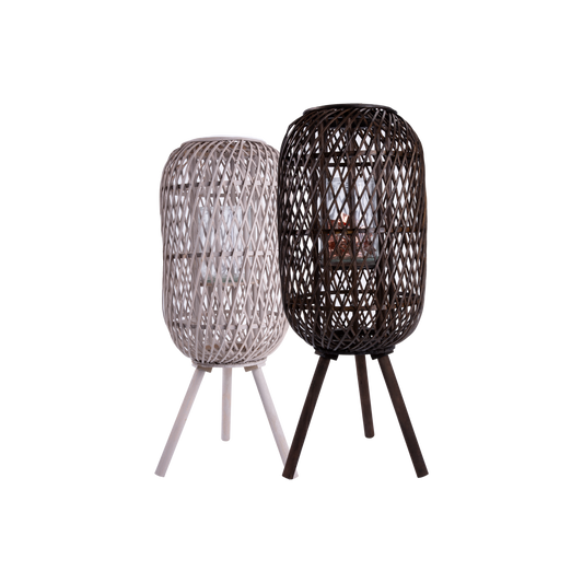 Bamboo Tripod Lantern Candle Holder