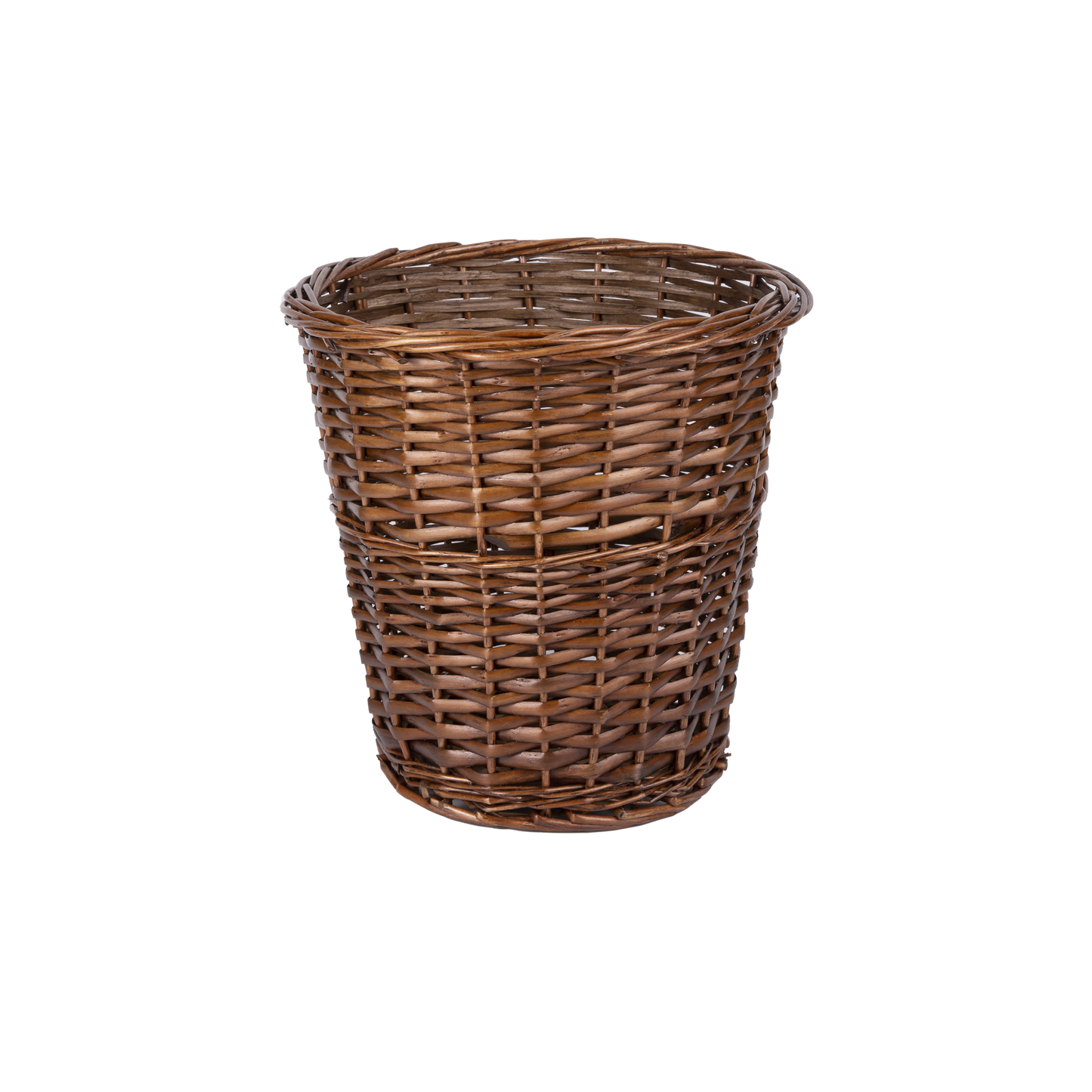 Brown Waste Paper Bin