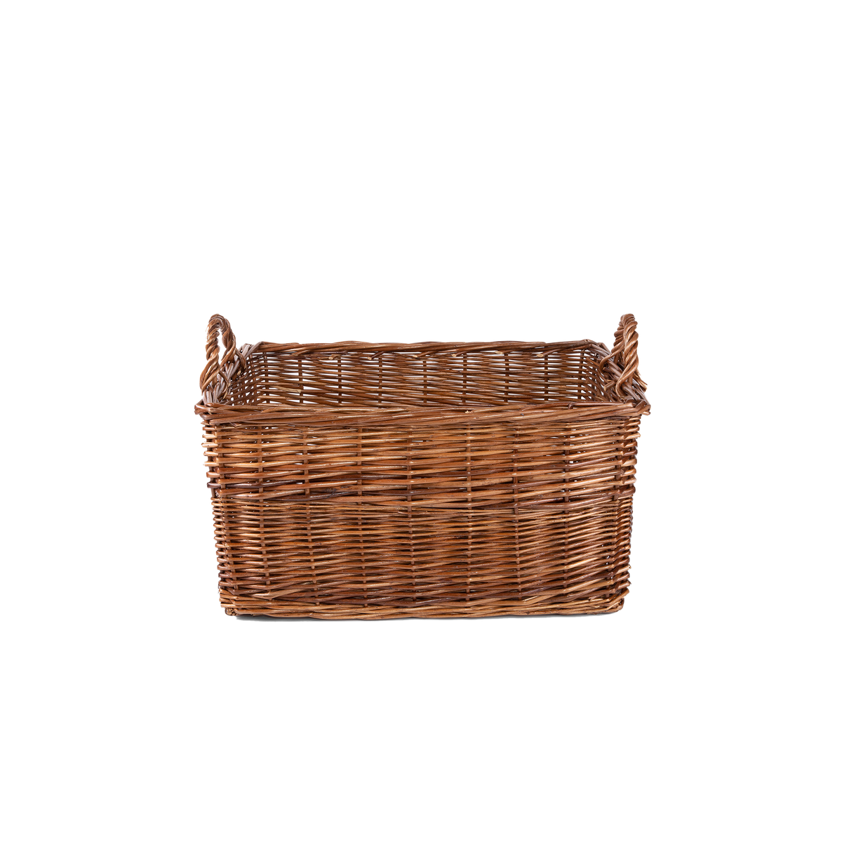Double Steamed Rectangular Wicker Log Basket – Wickerfield