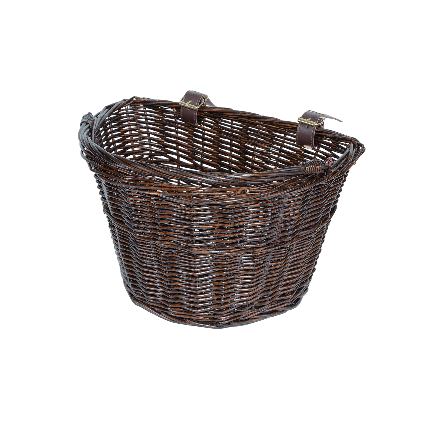 Steamed Wicker Bike Basket - Double Steamed / Light Steamed
