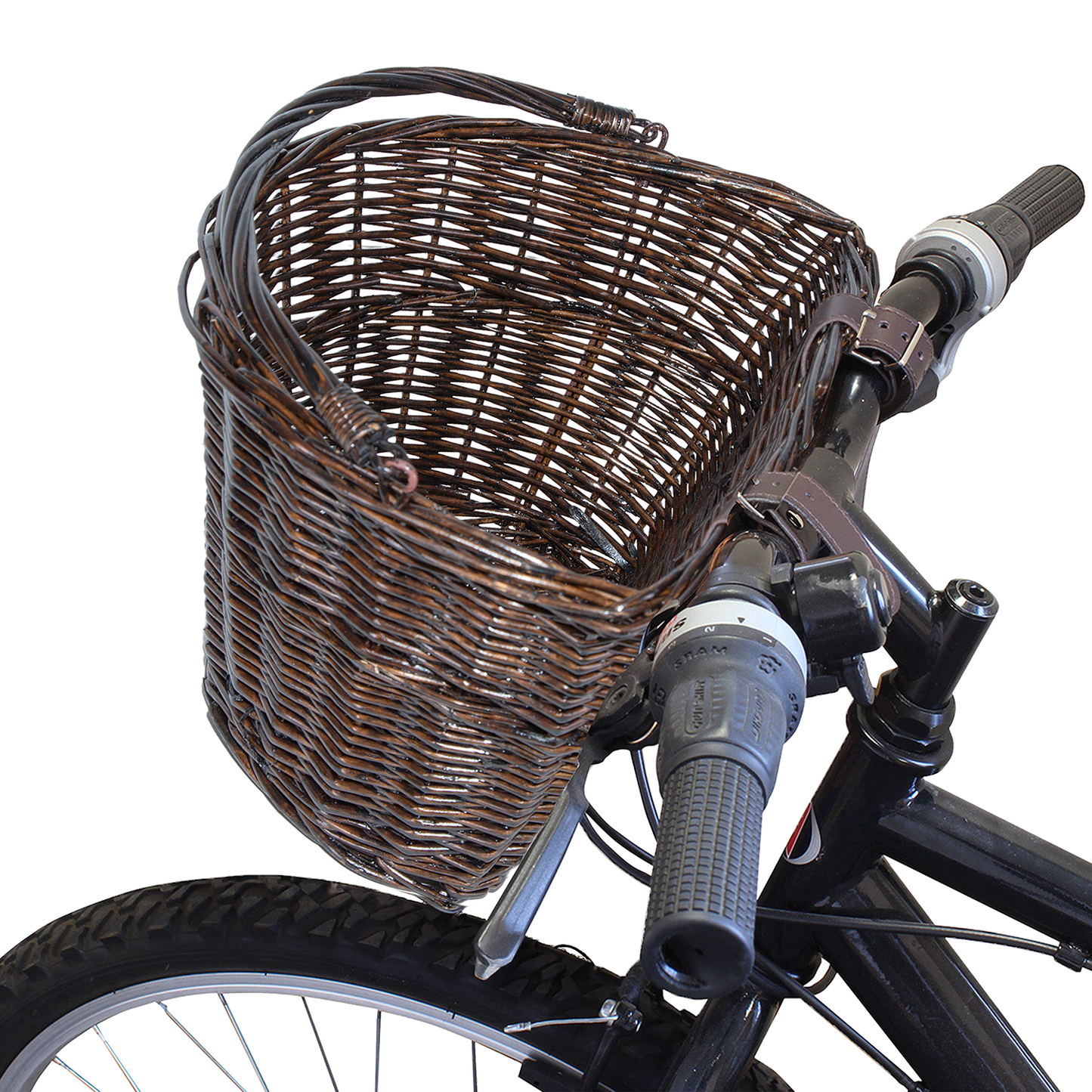 Steamed Wicker Bike Basket - Double Steamed / Light Steamed