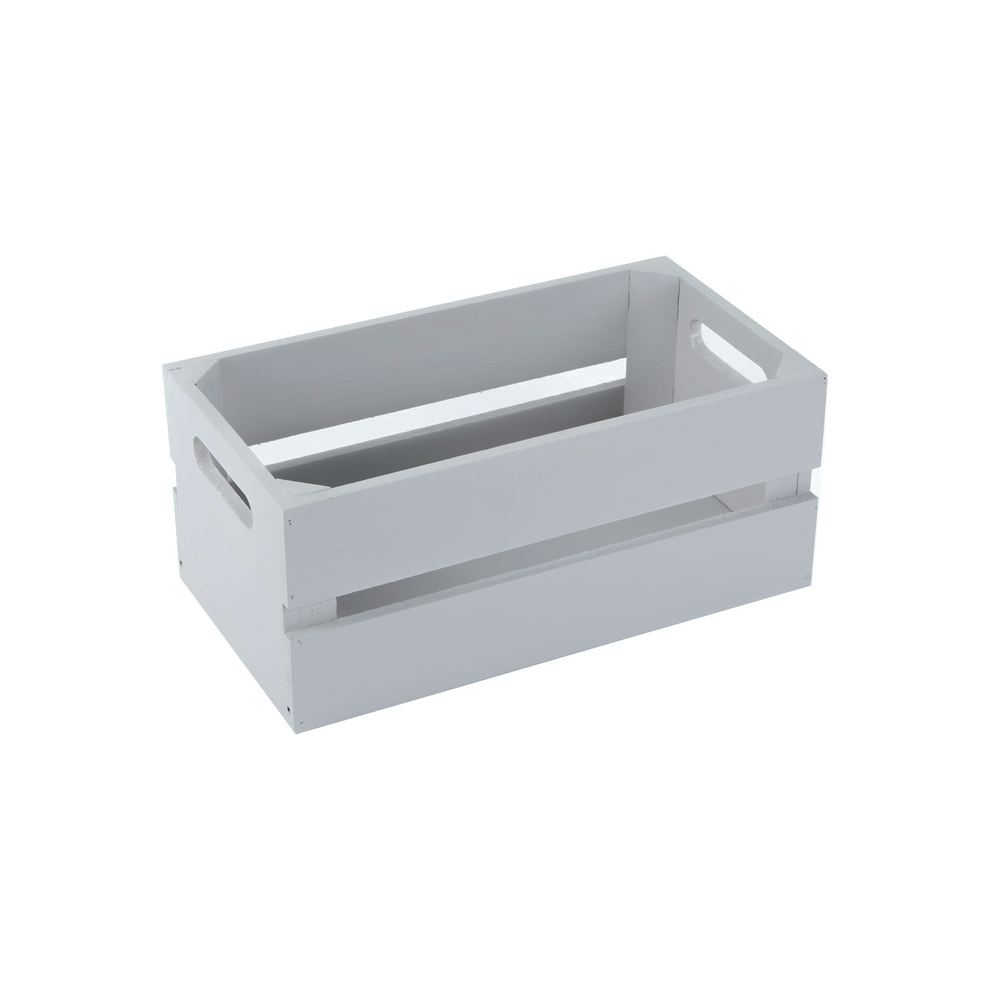 Grey Wooden Crate Display Trough - 3 Sizes – Wickerfield