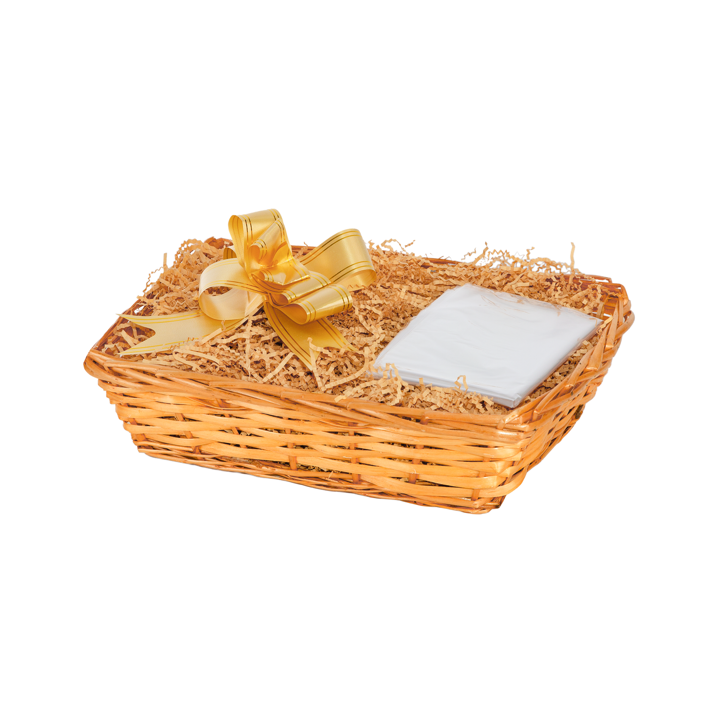 Light Steamed Wicker Basket Gift Hamper Kit