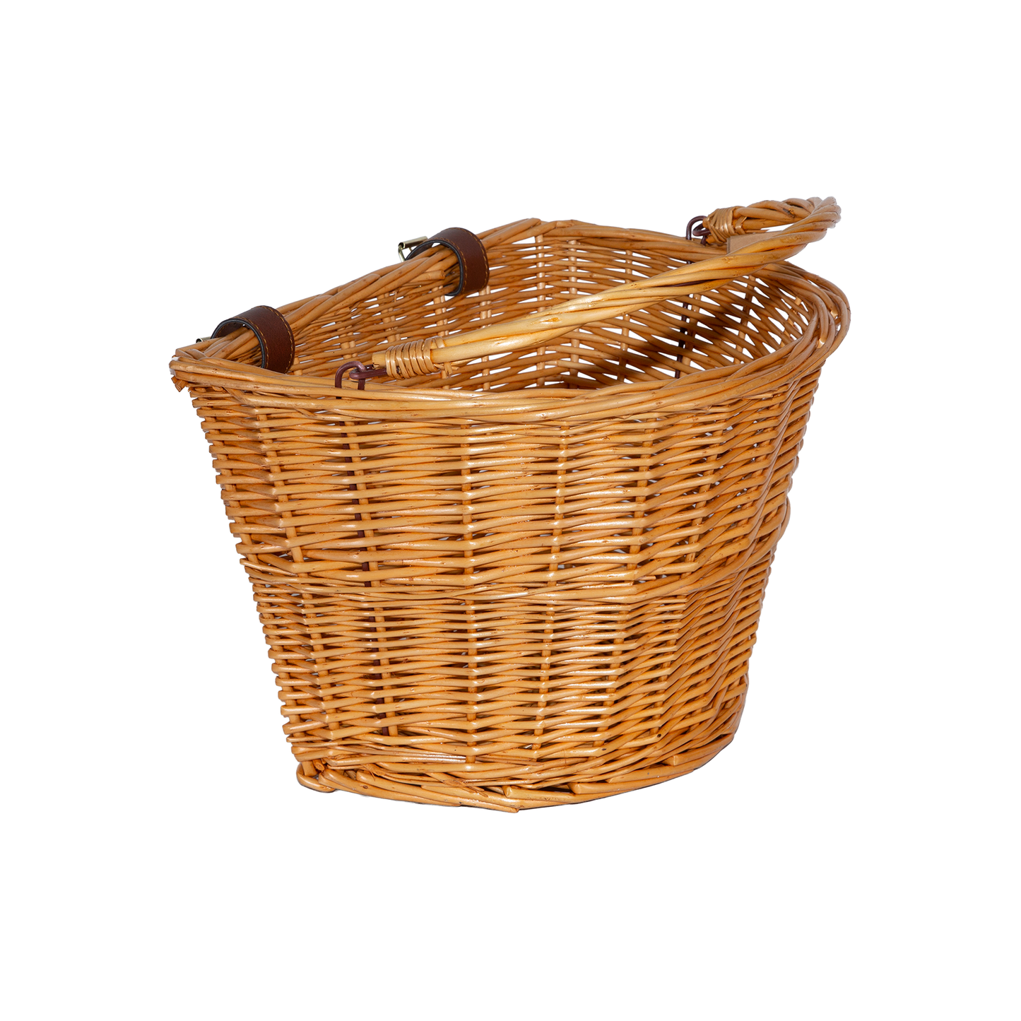 Steamed Wicker Bike Basket - Double Steamed / Light Steamed
