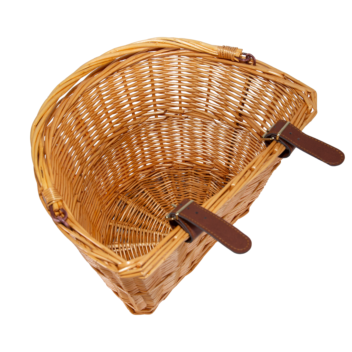 Steamed Wicker Bike Basket - Double Steamed / Light Steamed