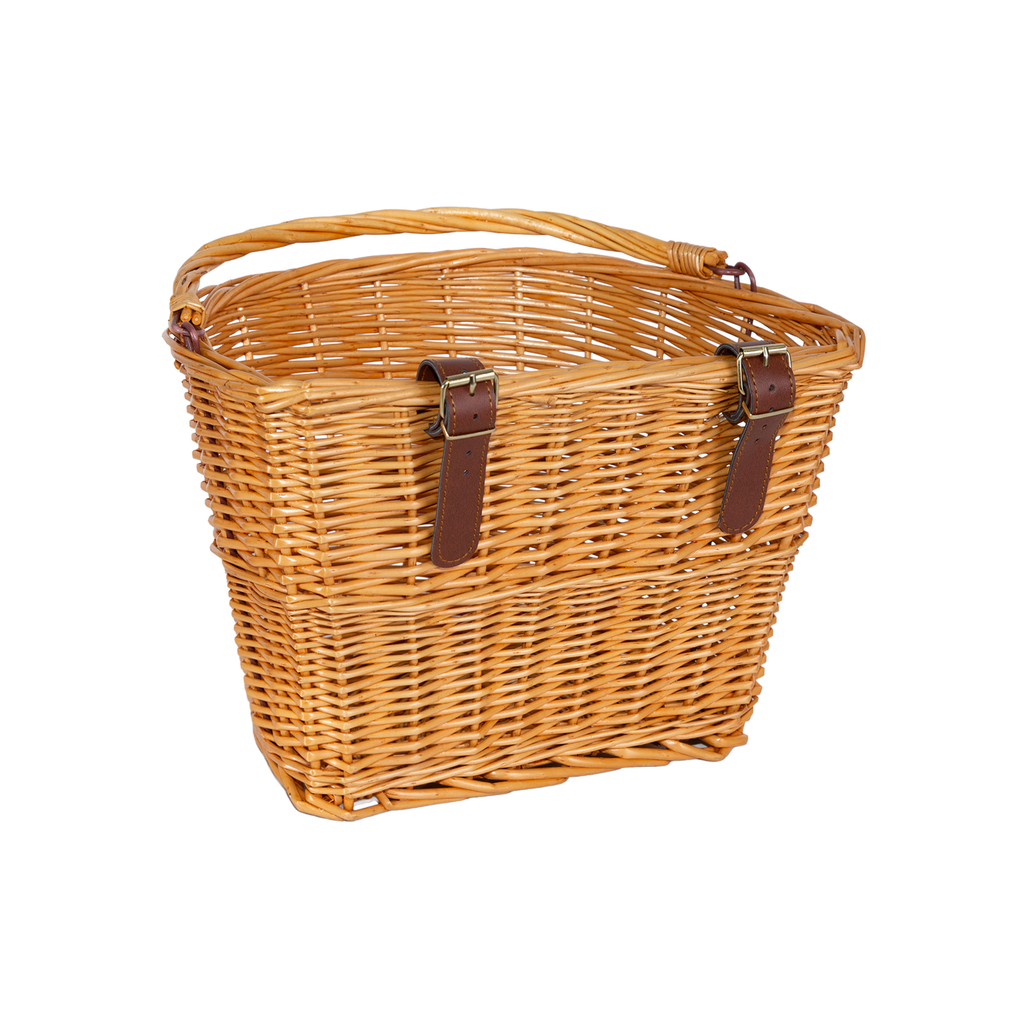 Steamed Wicker Bike Basket - Double Steamed / Light Steamed