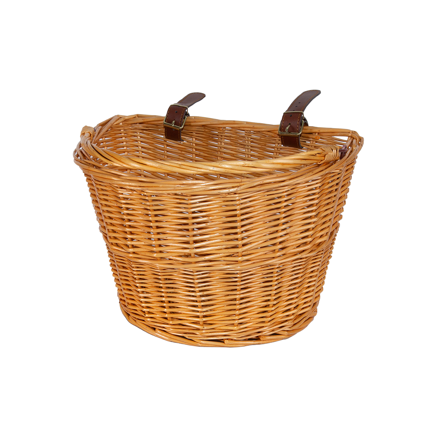 Steamed Wicker Bike Basket - Double Steamed / Light Steamed