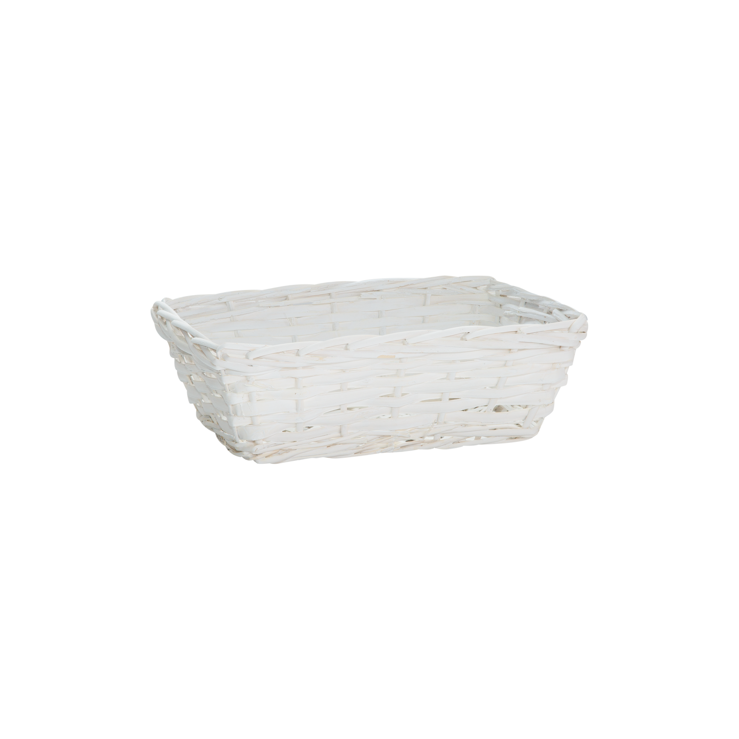 30.5cm White Rectangular Split Willow Packing Tray