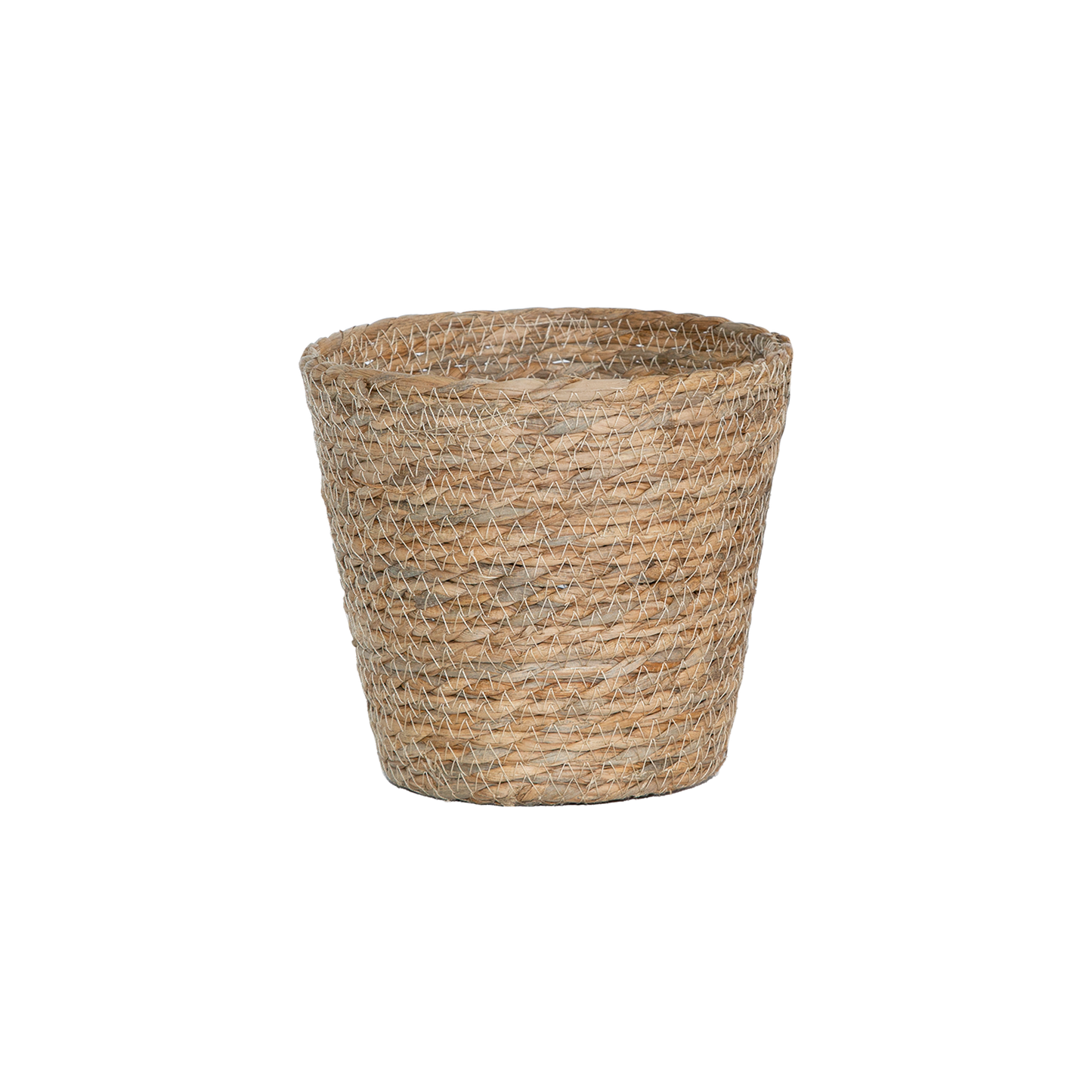 Seagrass Woven Basket Planter Set 2