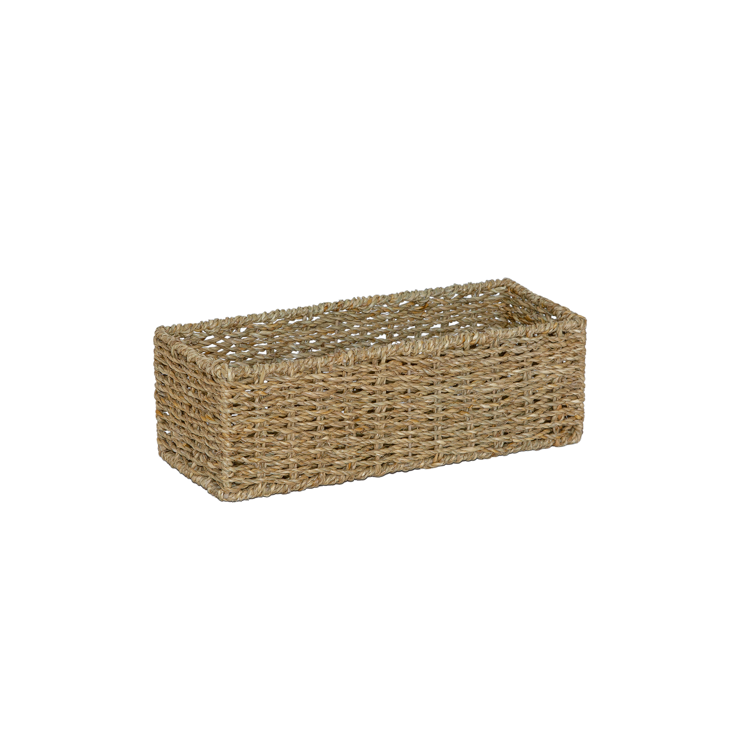 Narrow Seagrass Storage Basket