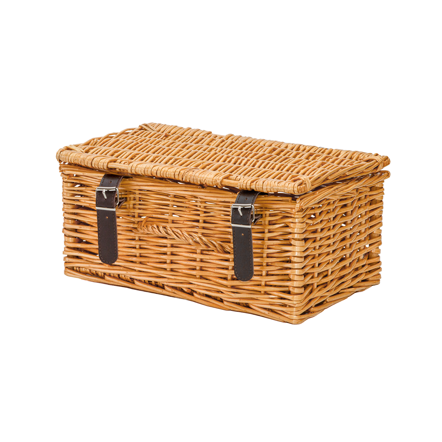 Light Steamed Wicker Storage Hamper Basket - 3 Sizes