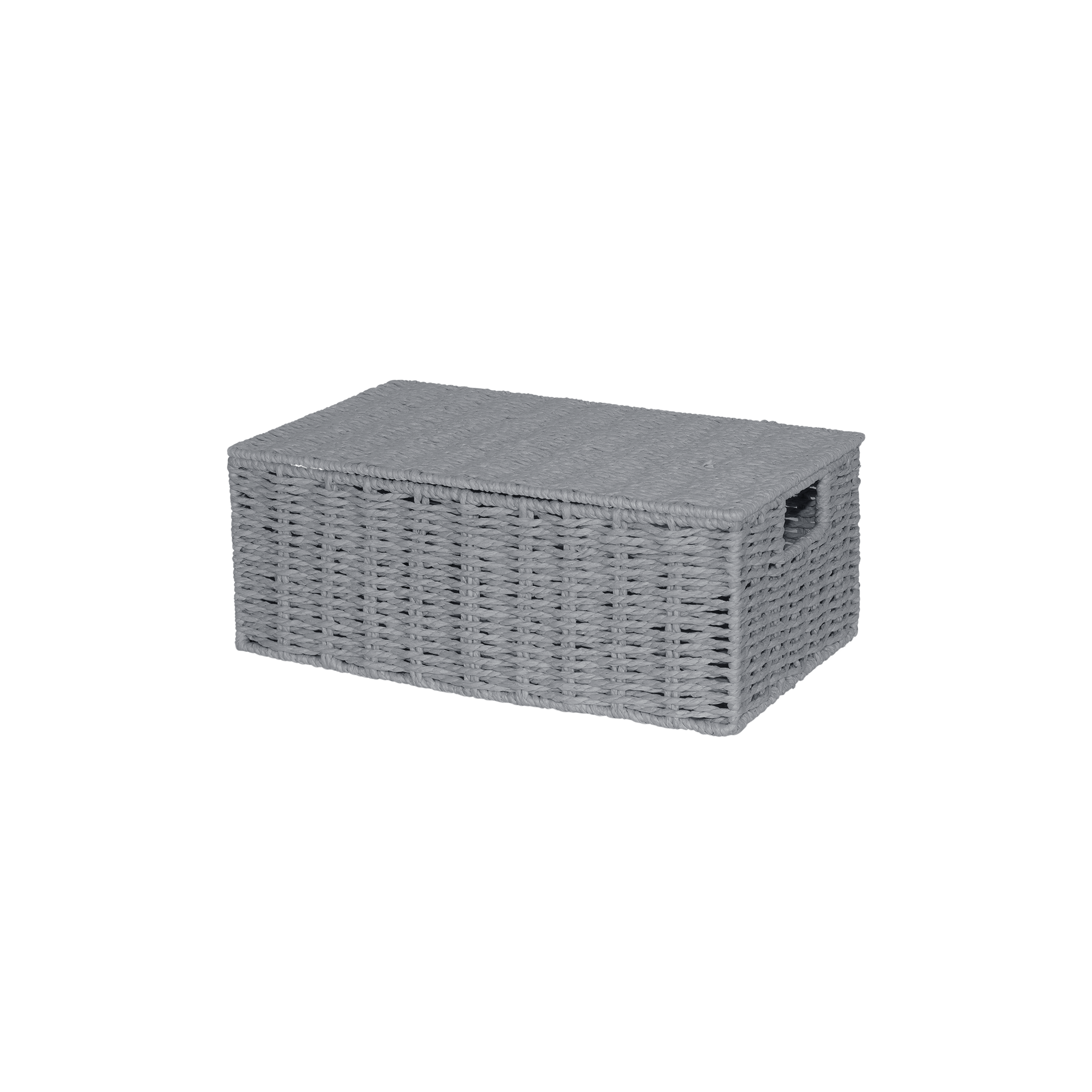 Grey Paper Rope Grey Paper Rope Storage Hamper Basket - 3 Sizes – Wickerfield