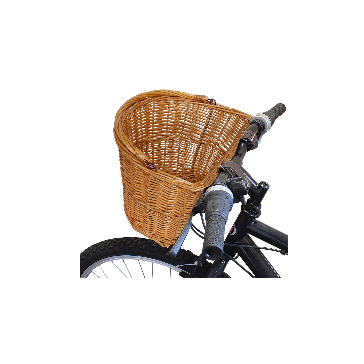 Steamed Wicker Bike Basket - Double Steamed / Light Steamed