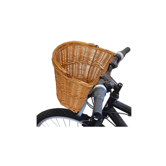 Steamed Wicker Bike Basket - Double Steamed / Light Steamed