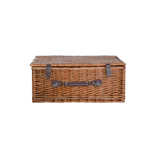 Double Steamed Wicker Storage Hamper Basket - 3 Sizes