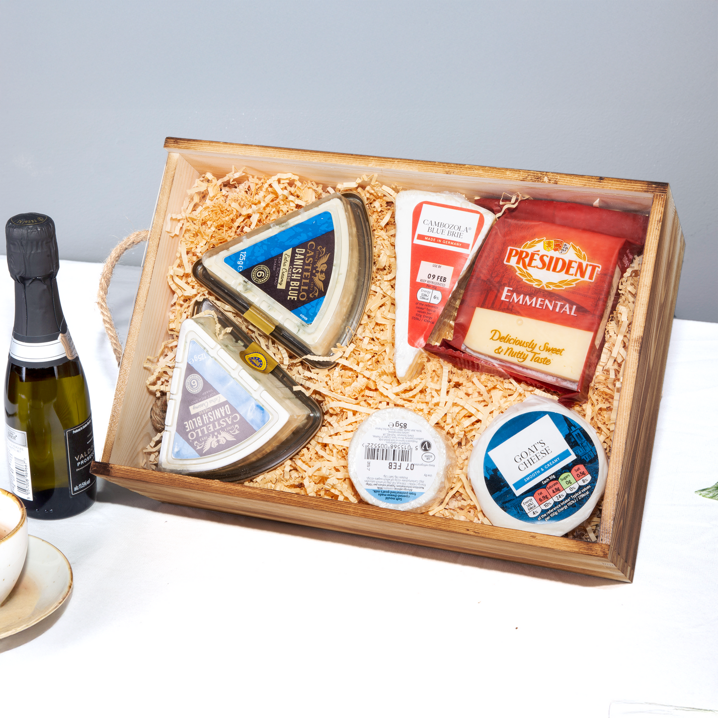 Single Bottle Wooden Box With Clear Acrylic Sliding Lid