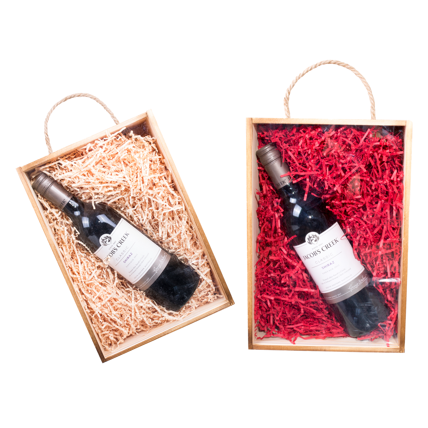 Single Bottle Wooden Box With Clear Acrylic Sliding Lid