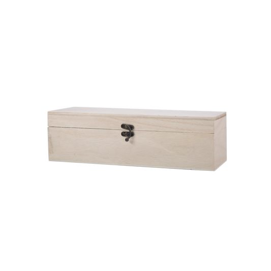 Single Bottle Wooden Box with Lid