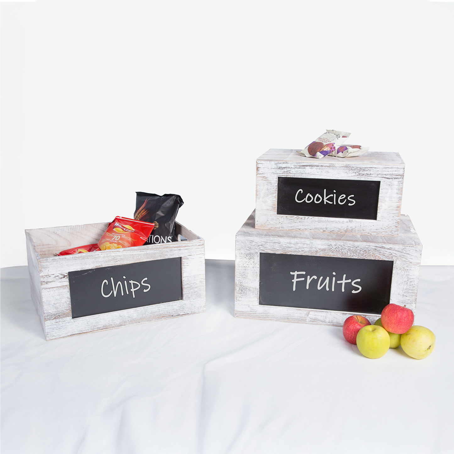 Vintage Wooden Crate with Chalkboard - 3 Sizes