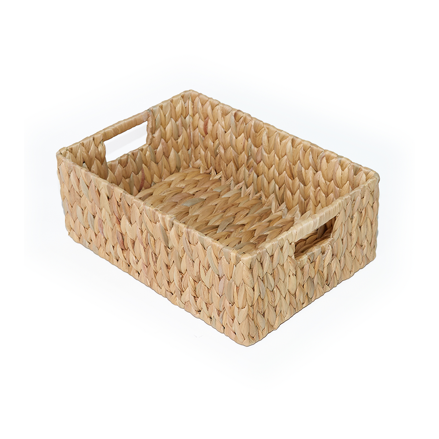 Water Hyacinth Rectangular Storage Basket - Short Version - 3 Sizes