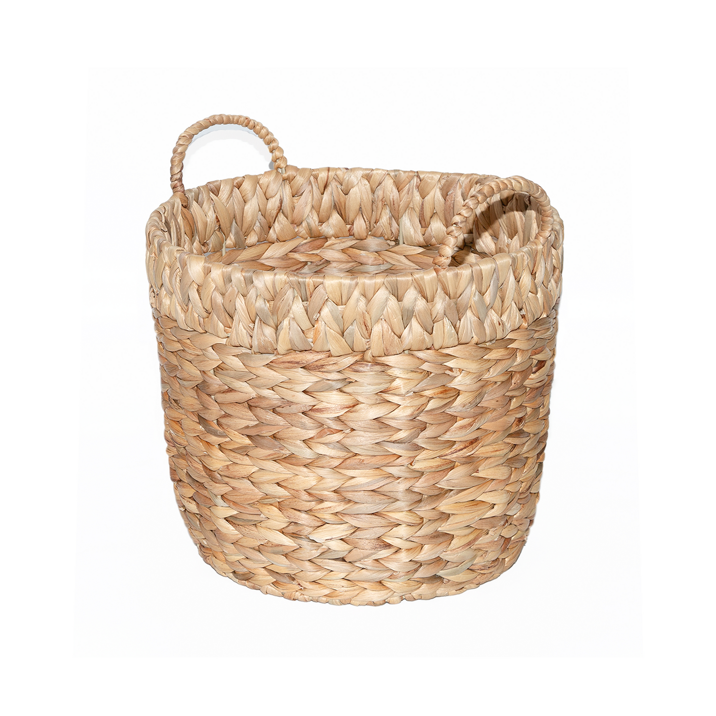 Water Hyacinth Round Storage Wash Basket - 3 Sizes
