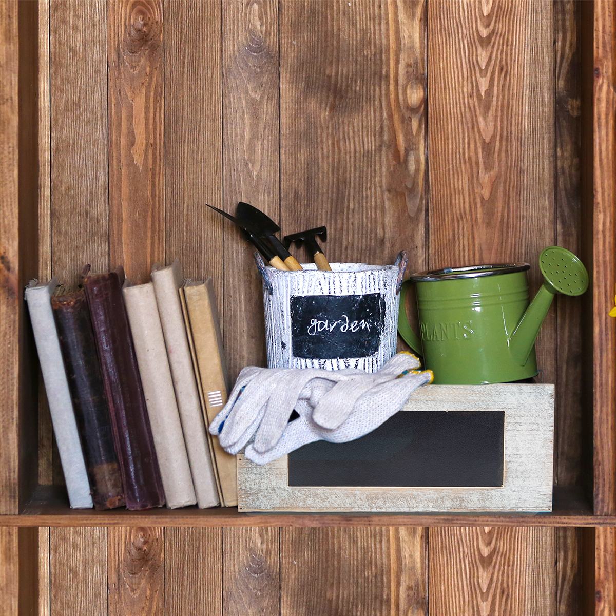 Vintage Wooden Crate with Chalkboard - 3 Sizes